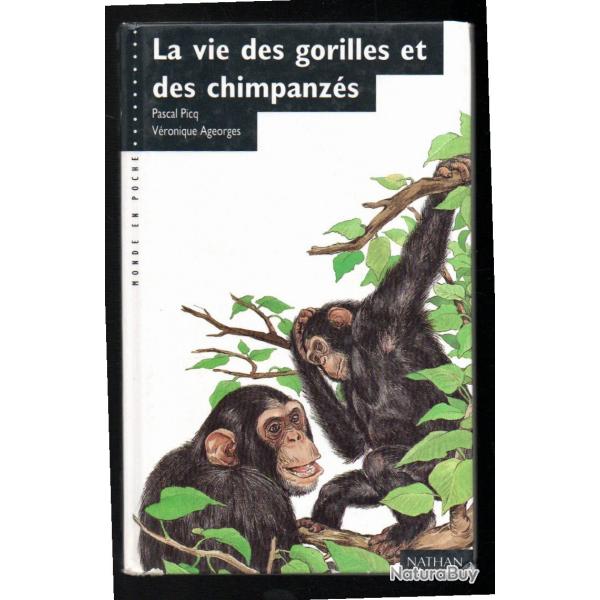 la vie des gorilles et des chimpanz�s pascal picq