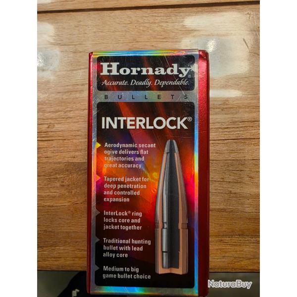 Ogives 9,3x62 Hornady Interlock SP-RP 286gr