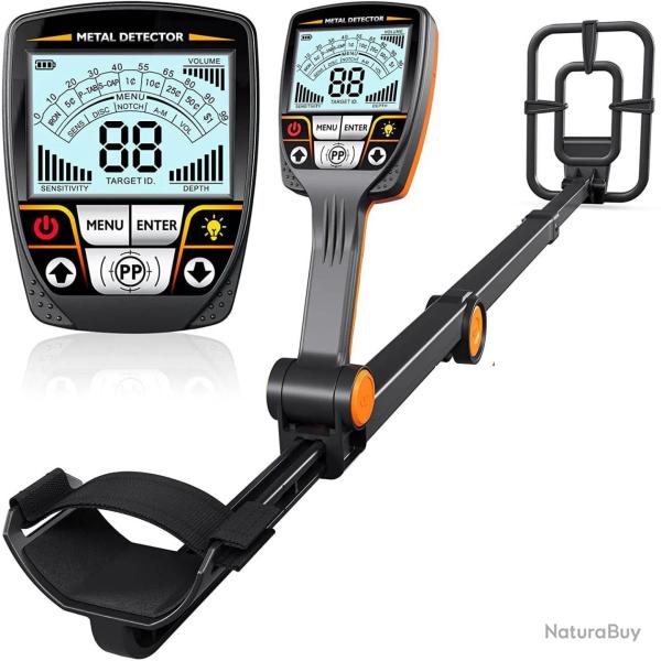 D�tecteur M�taux TX640 Pliable Haute Pr�cision Terrain Adultes IP68