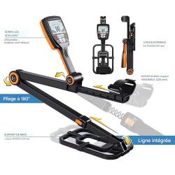 D&eacute;tecteur M&eacute;taux TX640 Digital Cible *Ench&egrave;re* Profondeur Pliable Outdoor