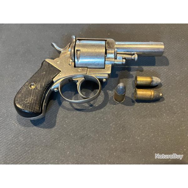 Beau r�volver bulldog 450 nickel�