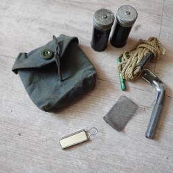 Kit nettoyage fusil 1889, 96/11, K31. R&eacute;glementaire Suisse. Complet