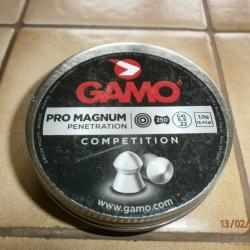 boite de 250 plombs gamo cal 5,5mm
