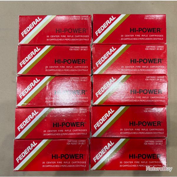 LOT DE 200 MUNITIONS CAL 222 REM 50GR SOFT-POINT