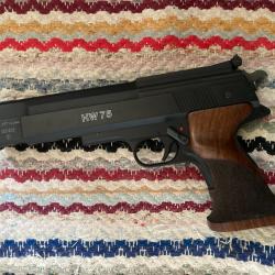 Pistolet Weihrauch HW75 4,5mm &eacute;tat neuf