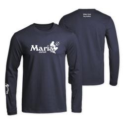 DRY LONG SLEEVE T SHIRT MARIA NAVY