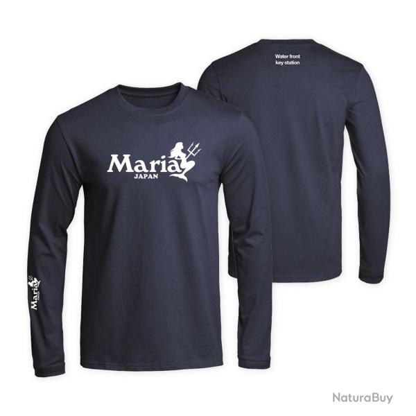DRY LONG SLEEVE T SHIRT MARIA NAVY