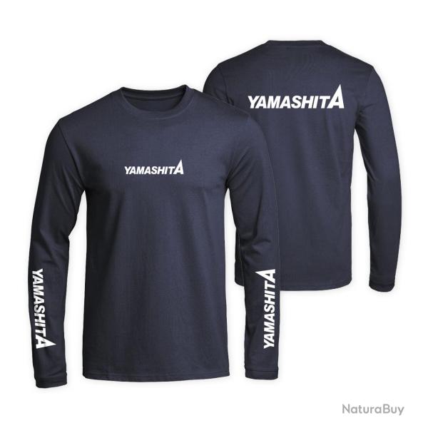 DRY LONG SLEEVE T-SHIRT YAMASHITA NAVY - LL