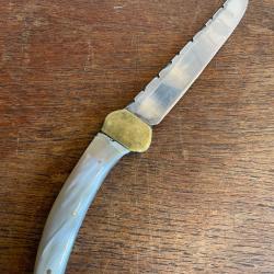 Couteau de chasse ancien corne