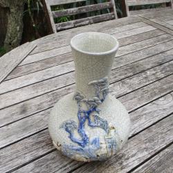 vase porcelaine craquele 19 eme
