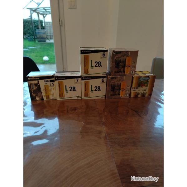 Lot de cartouches cal 20 .