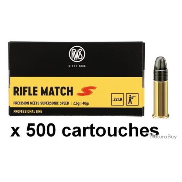 500 22LR RWS RIFLE MATCH S