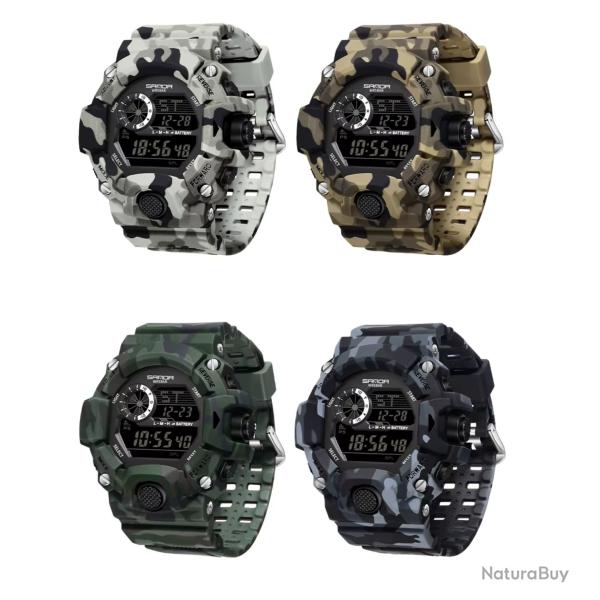ENCHERE 1 EURO / Montre CAMO Digital Coloris au Choix !