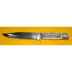 COUTEAU GENRE SCOUT DE MARQUE PRECISE SPORTING CUTLERY   , HI CARBON STEEL , FABRICATION BREZIL , LA