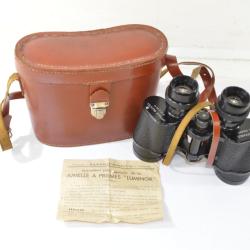 Ancienne paire de jumelles Manufrance St Etienne 12x42 optique bleut&eacute;e. Saint Etienne