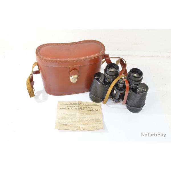 Ancienne paire de jumelles Manufrance St Etienne 12x42 optique bleut�e. Saint Etienne