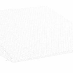 Coussin coin mousse m&eacute;moire polyester blanc 69x64x19 cm soutien ergonomique