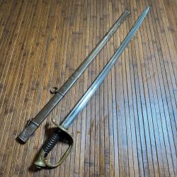 SABRE MOD&Egrave;LE 1845-55  D'ADJUDANT D'INFANTERIE REGLEMENTAIRE FRAN&Ccedil;AIS