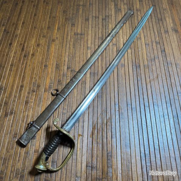 SABRE MOD�LE 1845-55  D'ADJUDANT D'INFANTERIE REGLEMENTAIRE FRAN�AIS