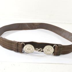 Ceinturon de tenue d'officier Arm&eacute;e Fran&ccedil;aise mod&egrave;le 1931, Mat&eacute;riel. Indochine