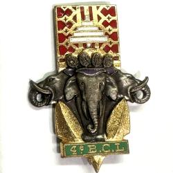 Insigne 4&deg; Bataillon de chasseur Laotien
