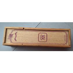 CHATEAU DU BUSCA VIEL ARMAGNAC 70 cl  bo&icirc;te d'Origine en bois intact collector