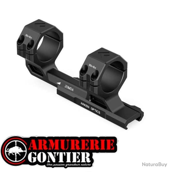 Arken Optics Rigid Precision Mount 20 MOA 34mm - Montage monobloc cantilever haute pr�cision