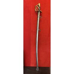 Sabre Officier Cavalerie Lourde 1822 Bancal, Epoque Louis-Philippe / Napol&eacute;on III, Cuirassier