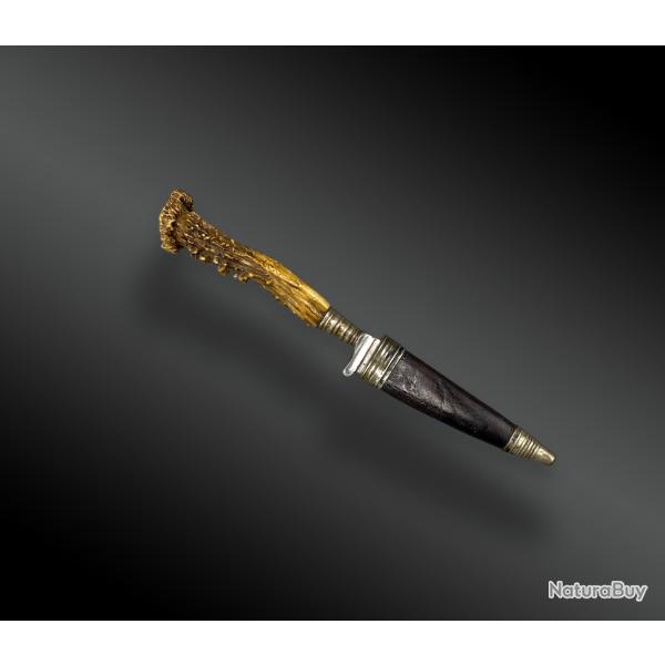 COUTEAU DE CHASSE ROSTFREI SOLINGEN, AVEC FOURREAU Allemagne, XX�me si�cle