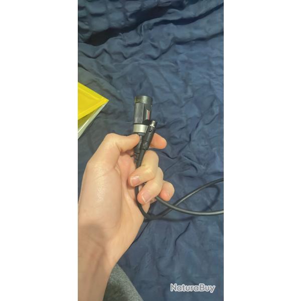 C�ble pour PTT Invisio et PRC marque FCS