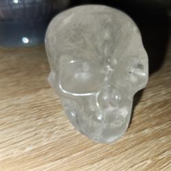 Magnifique crane de quartz, crane de crystal guerison chance force invocation reussite argent