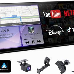 &Eacute;cran CarPlay sans Fil 11,26",CarPlay & Android Auto Portable,Cam&eacute;ra de Recul 1080P,Fonction d'&eacute;cran