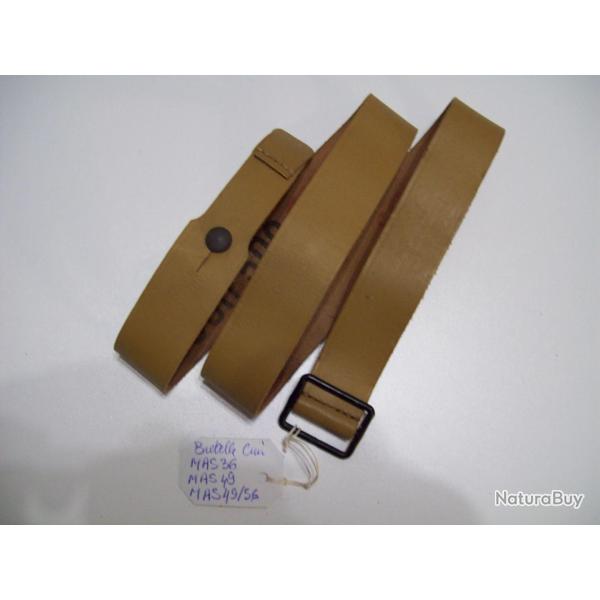 militaria bretelle cuir MAS 36  MAS 49  MAS 49/56