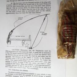 militaria ww2 U.S. corde/rope us pour hauban d'antenne jeep et autres v&eacute;hicules u.s.