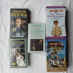 Lot de 7 K7 pour amateur de film , t&eacute;l&eacute;film ,etc...