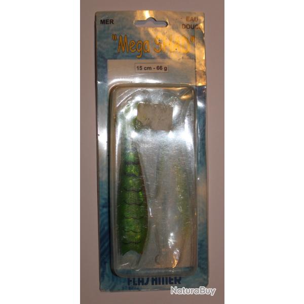 Leurre souple Mega Shad Flashmer 15cm