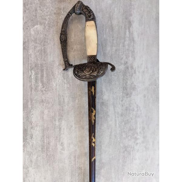 �p�e de cour d'Officier Sup�rieur, �poque Restauration