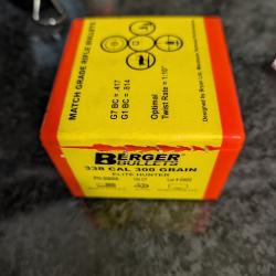 Ogives BERGER .338 elite hunter 300gn