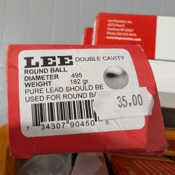 Moule &agrave; balles Lee double cavit&eacute; .495 182gn