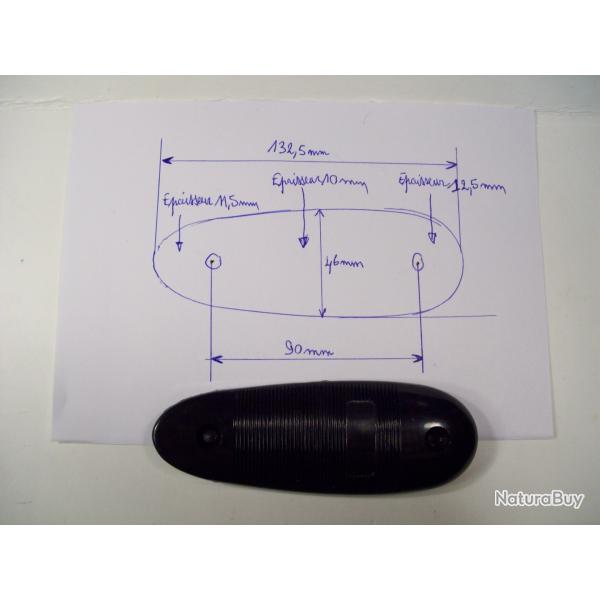 plaque de couche  fusil chasse