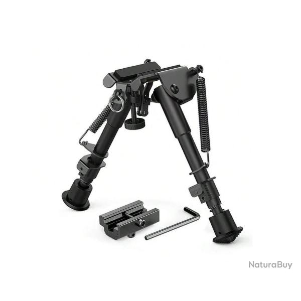 1� sans prix de r�serve - Bipied aluminium � fixation Picatinny et Grenadi�re - 15 � 23cm