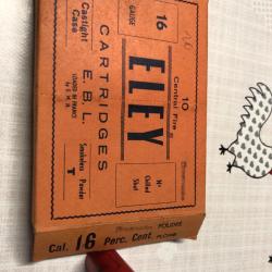 Cartouche eley  cal 16/65 brennecke