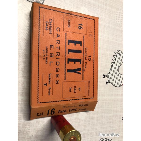 Cartouche eley  cal 16/65 brennecke