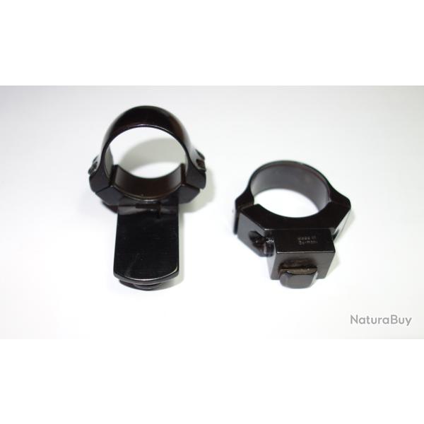 Montage � pivot avant et arri�re type EAW pour lunette diam�tre 26 mm