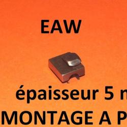 cale hauteur 5 mm EAW de montage pivotant BROWNING REMINGTON CZ etc - VENDU PAR JEPERCUTE (D23C131)