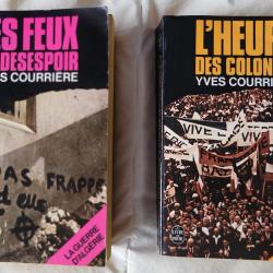 MILITARIA Vends Les FEUX du DESESPOIR + Le TEMPS des LEOPARDS - Yves COURRIER