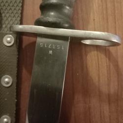 Baionnette suisse ideale en dague de chasse