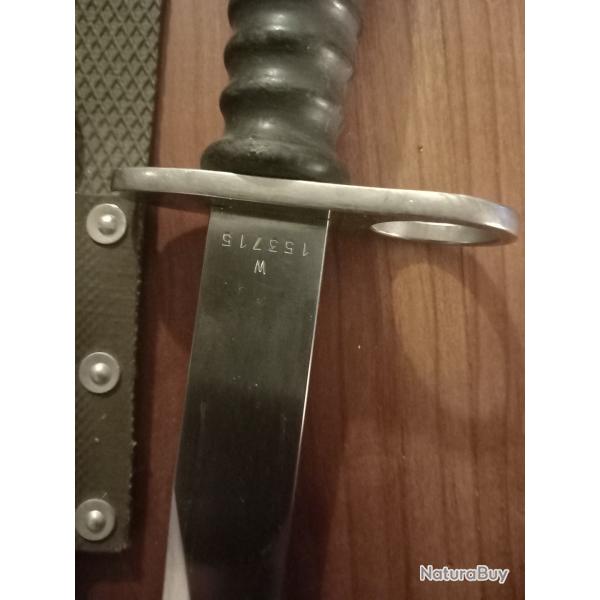 Baionnette suisse ideale en dague de chasse