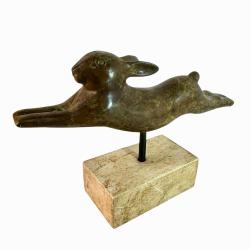 Sculpture bronze li&egrave;vre Fran&ccedil;ois Pompon