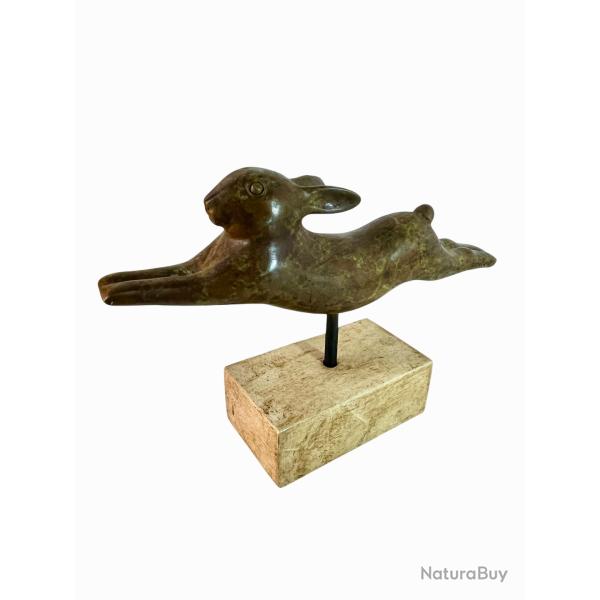 Sculpture bronze li�vre Fran�ois Pompon